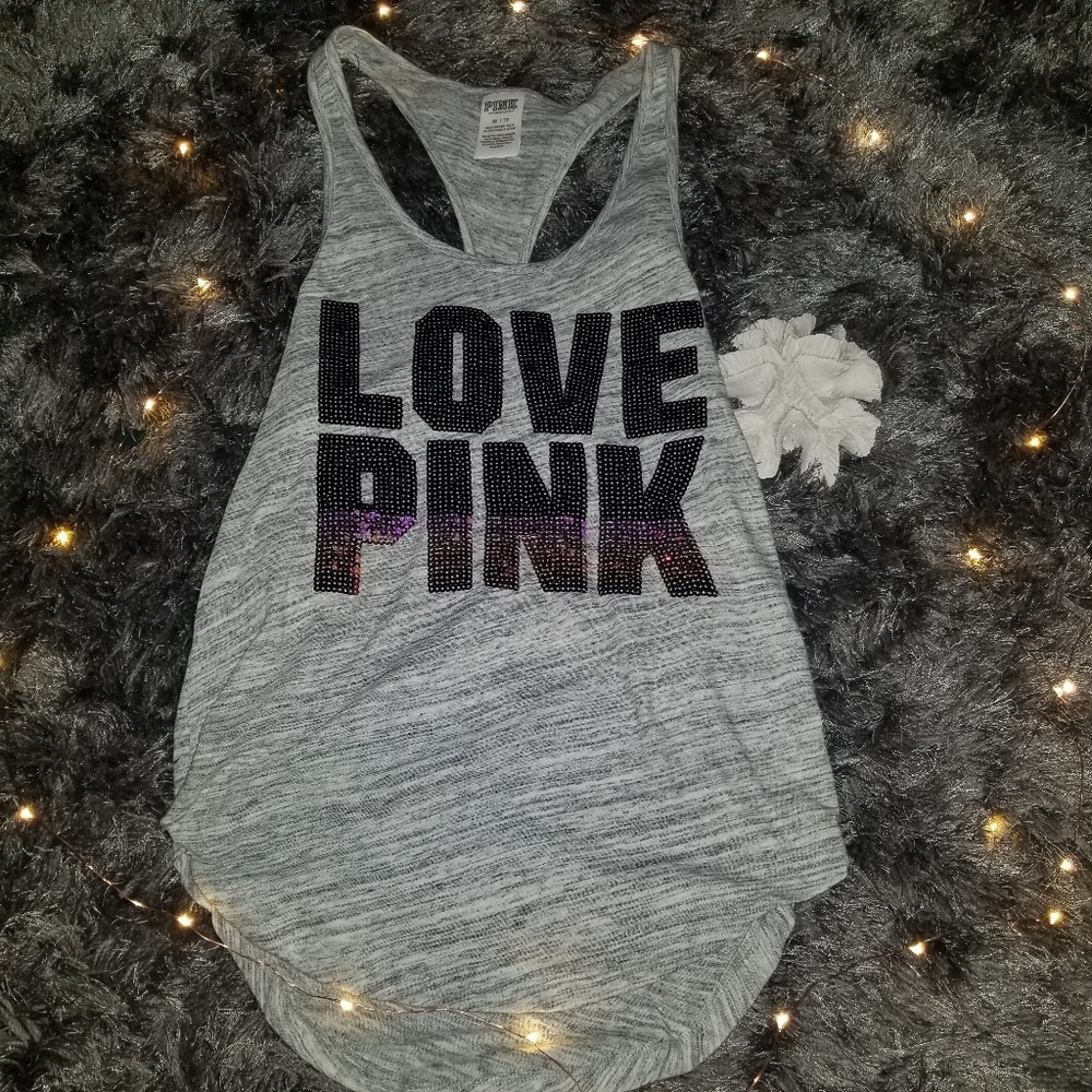 VS Glitter Muscle Tank